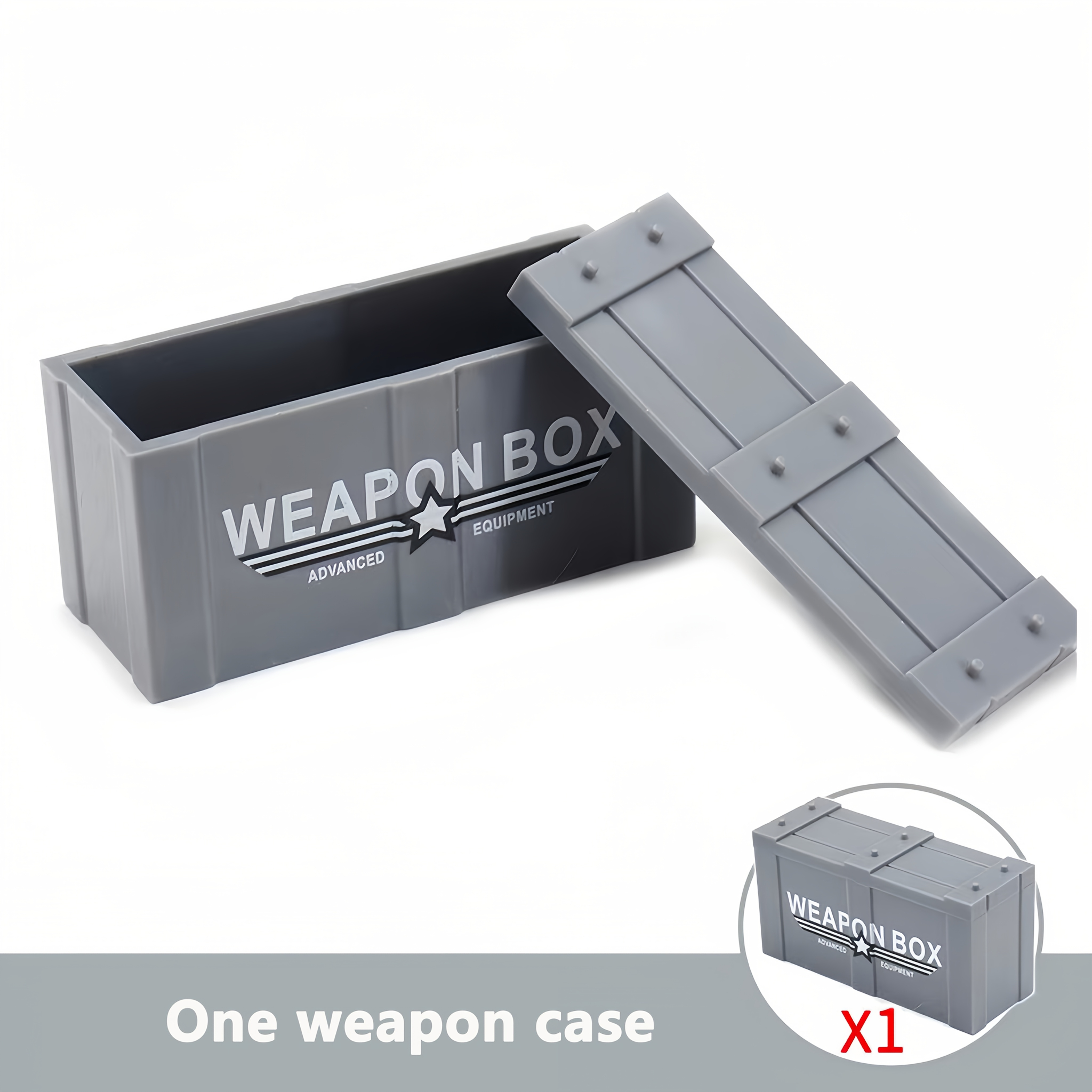 Compatible with Main Brand Assembly Military Box Armed Figure Model